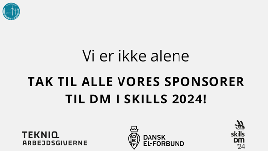 Still billede fra sponsorvideo: Tak til alle vores sponsorer